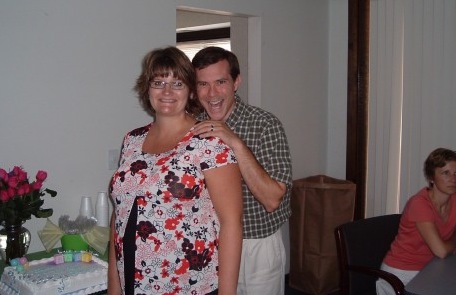 At our IL baby shower...