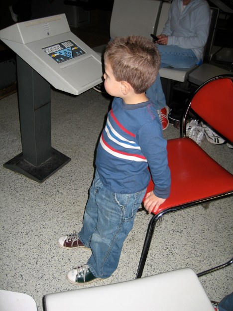 Anticipating his turn...