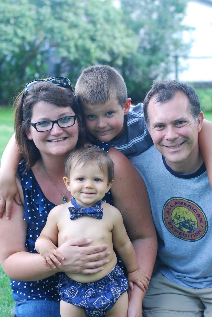 Our perfect little family of four!