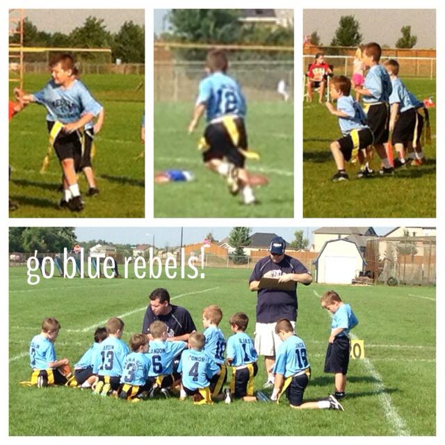 Punky is on the BLUE Rebel team this year!  Go Blue!